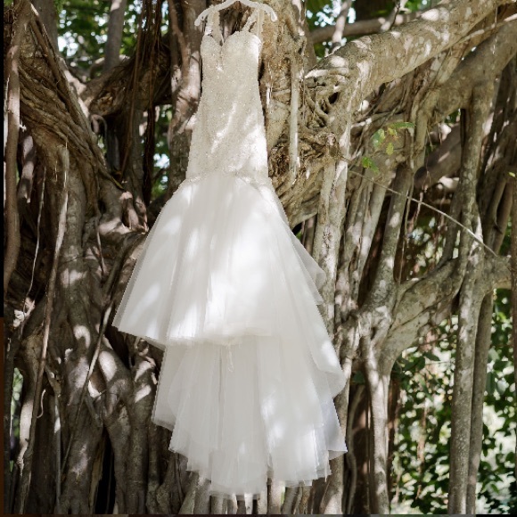 Casablanca Bridal Wedding Dress sz 6 💕 - Picture 8 of 9